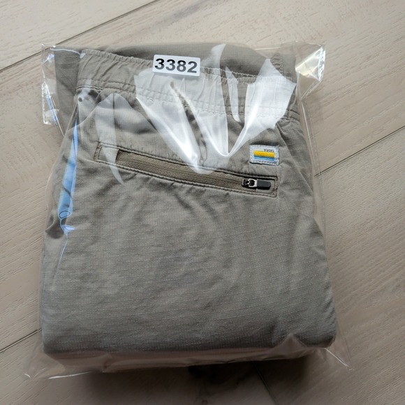 Vuori Climber Pants Mens S Beige Hiking Ripstop Outdoor Stretch Zip Pockets V412 - Picture 11 of 11